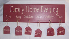 Family Home Evening Board Kit - Unfinished