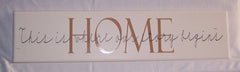 Home - this is where our story begins